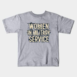 Women in Military Service for America Memorial Anniversary – October Kids T-Shirt